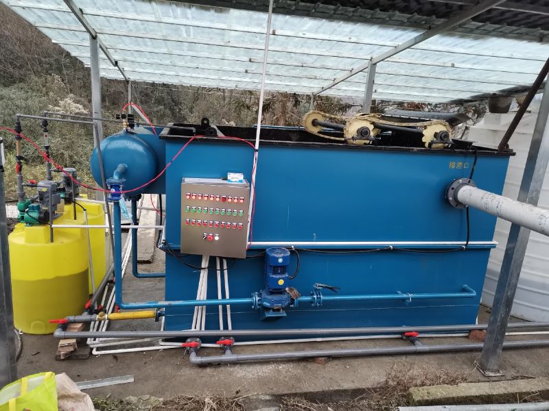 四川養豬場污水處理設備 氣浮一體機 竹源供應