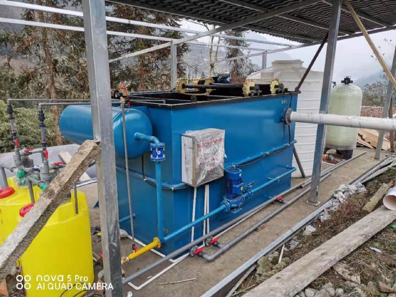 農村養豬場污水處理工藝達標 竹源供應氣浮機 一體化設備